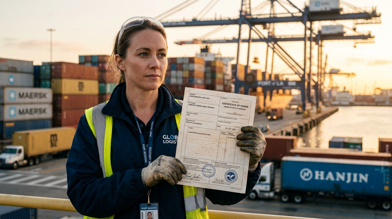 Certificate of Origin